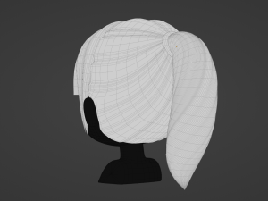 Female Hair Style 06 3D 模型