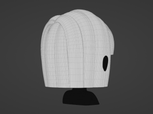 Female Hair Style 07 3D Model