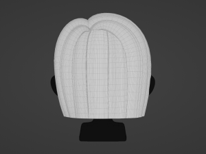 Female Hair Style 07 3D Model