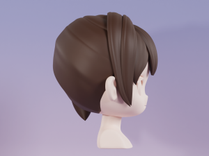 Female Hair Style 10 3D 모델