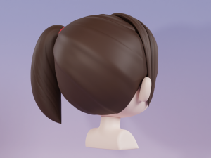 Female Hair Style 10 3D 모델