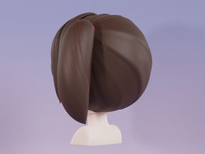 Female Hair Style 10 3D 모델