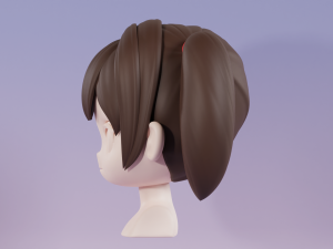 Female Hair Style 10 3D 모델