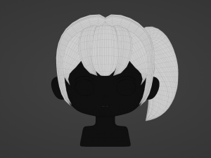 Female Hair Style 10 3D 모델