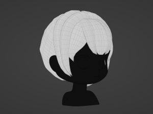 Female Hair Style 10 3D 모델
