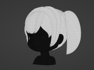 Female Hair Style 10 3D 모델