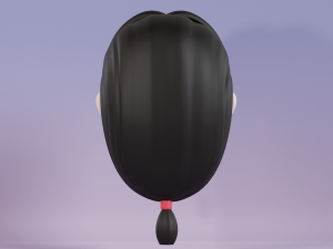 Female Hair Style 12 3D Модель