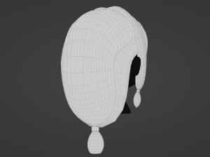 Female Hair Style 12 3D Модель