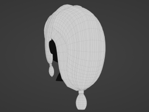 Female Hair Style 12 3D Модель