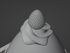 Strawberry Bingsu Model 3D