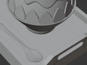 Strawberry Bingsu 3D Model