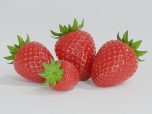 Fragola Modello 3D