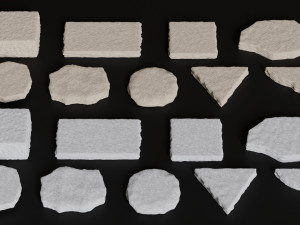 Rock Podium for Display 3Dモデル
