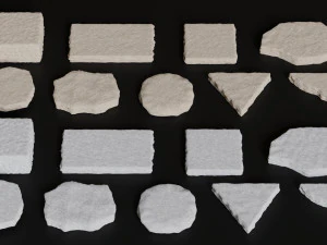 Rock Podium for Display 3D Model