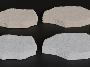 Rock Podium for Display 3D Model