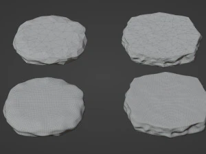Rock Podium for Display 3D Model