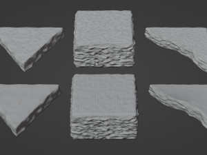 Rock Podium for Display 3Dモデル