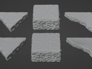 Rock Podium for Display 3D Model
