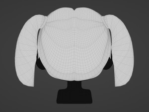 Female Hair Style 14 3D Model