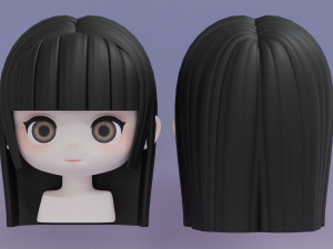 Female Hair Style 15 3Dモデル