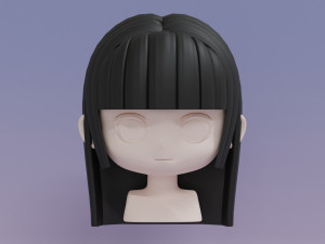 Female Hair Style 15 3Dモデル