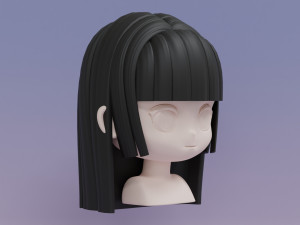 Female Hair Style 15 3Dモデル