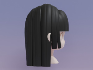 Female Hair Style 15 3Dモデル
