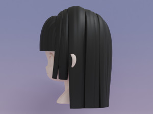 Female Hair Style 15 3Dモデル