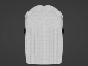 Female Hair Style 16 3D Model