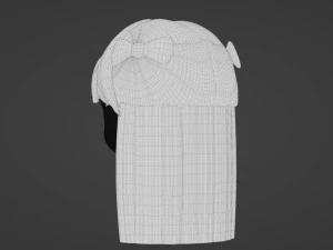 Female Hair Style 16 3D Model