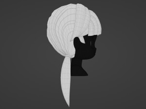Female Hair Style 18 3D Модель