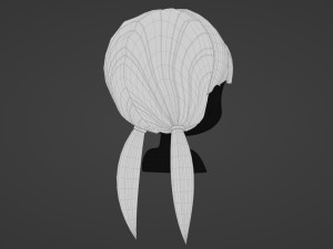 Female Hair Style 18 3D Модель