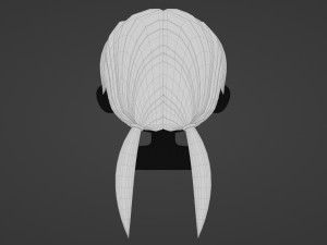 Female Hair Style 18 3D Модель