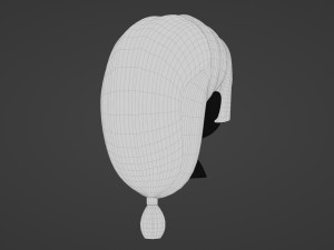 Female Hair Style 19 3D Model