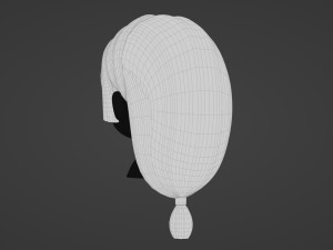 Female Hair Style 19 3D Model