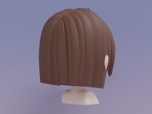 Female Hair Style 20 3D 模型