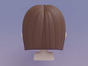 Female Hair Style 20 3D 模型