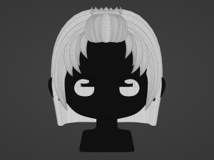 Female Hair Style 20 3D 模型
