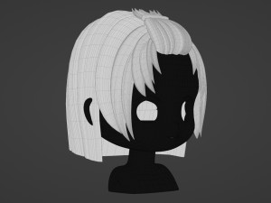 Female Hair Style 20 3D 模型