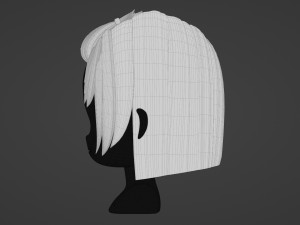 Female Hair Style 20 3D 模型