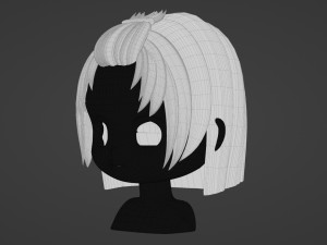 Female Hair Style 20 3D 模型