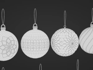 Christmas Ornaments 3D Model