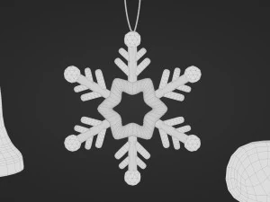 Christmas Ornaments 3D Model