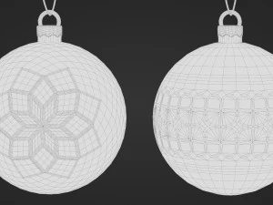 Christmas Ornaments 3D Model