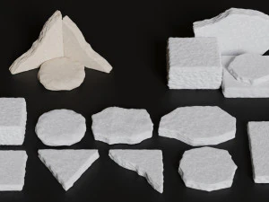 Podium Batu untuk Tampilan Produk Model 3D