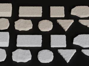 Rock Podium for Product Display 3D Model