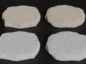 Rock Podium for Product Display 3D Model