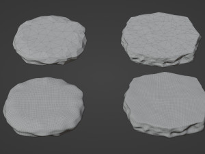 Rock Podium for Product Display 3D Model