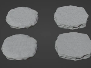 Rock Podium for Product Display 3D Model