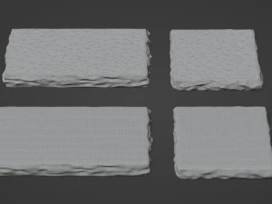 Rock Podium for Product Display 3D Model
